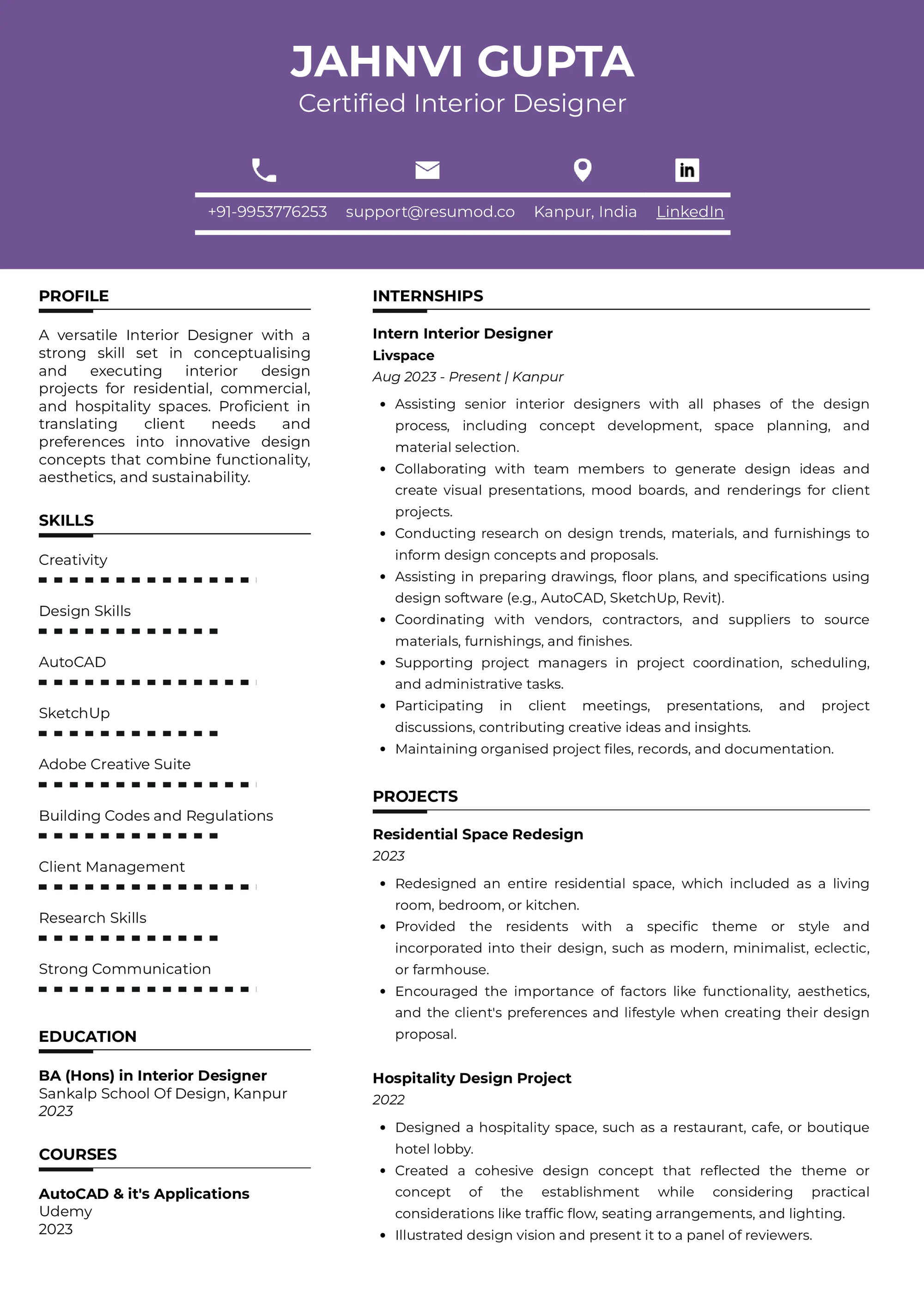 How to Write a Resume for Internships: A Comprehensive Guide