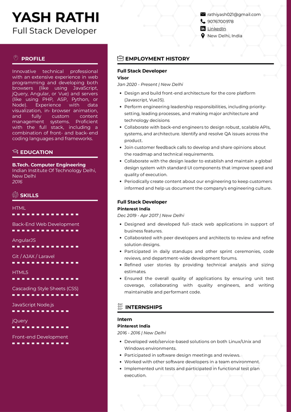 How to Write a Web Development Resume [5 Examples]