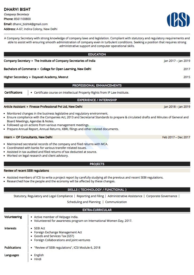 What Is Corporate Secretaryship In Bcom