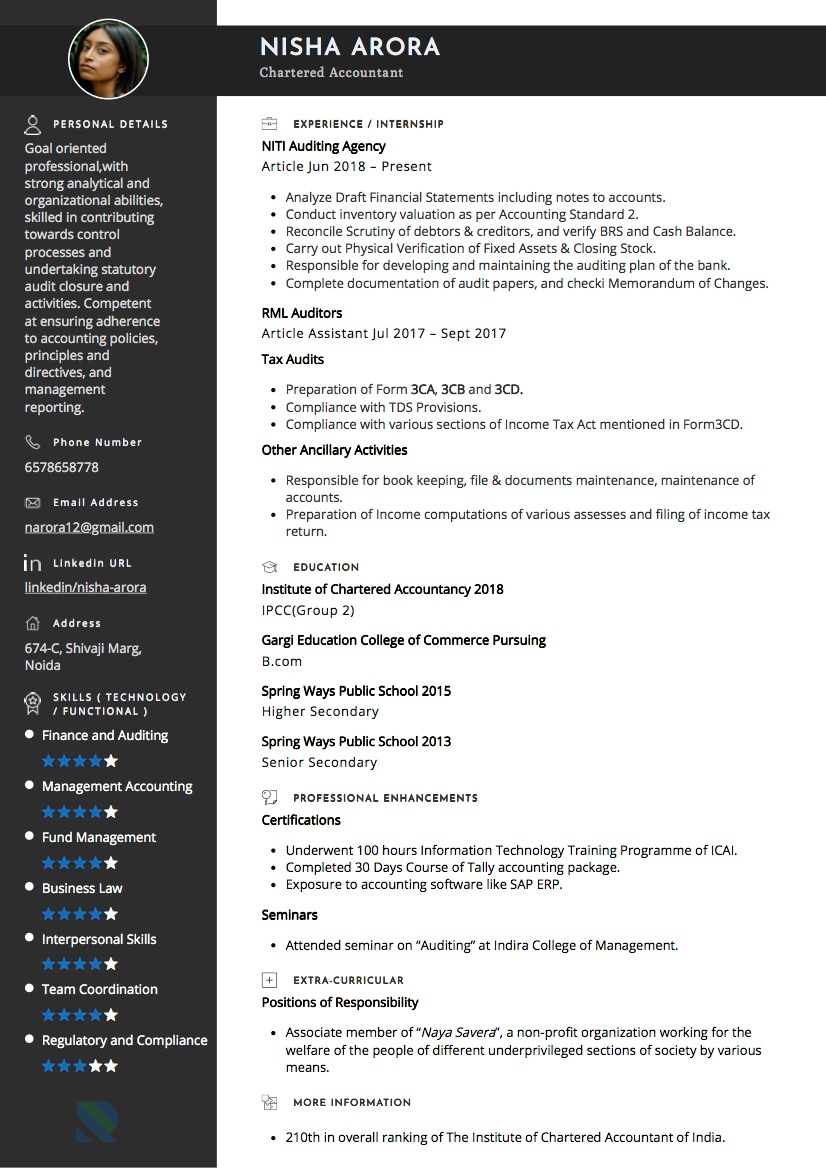 chartered-accountant-resume-sample-in-2024-resumekraft