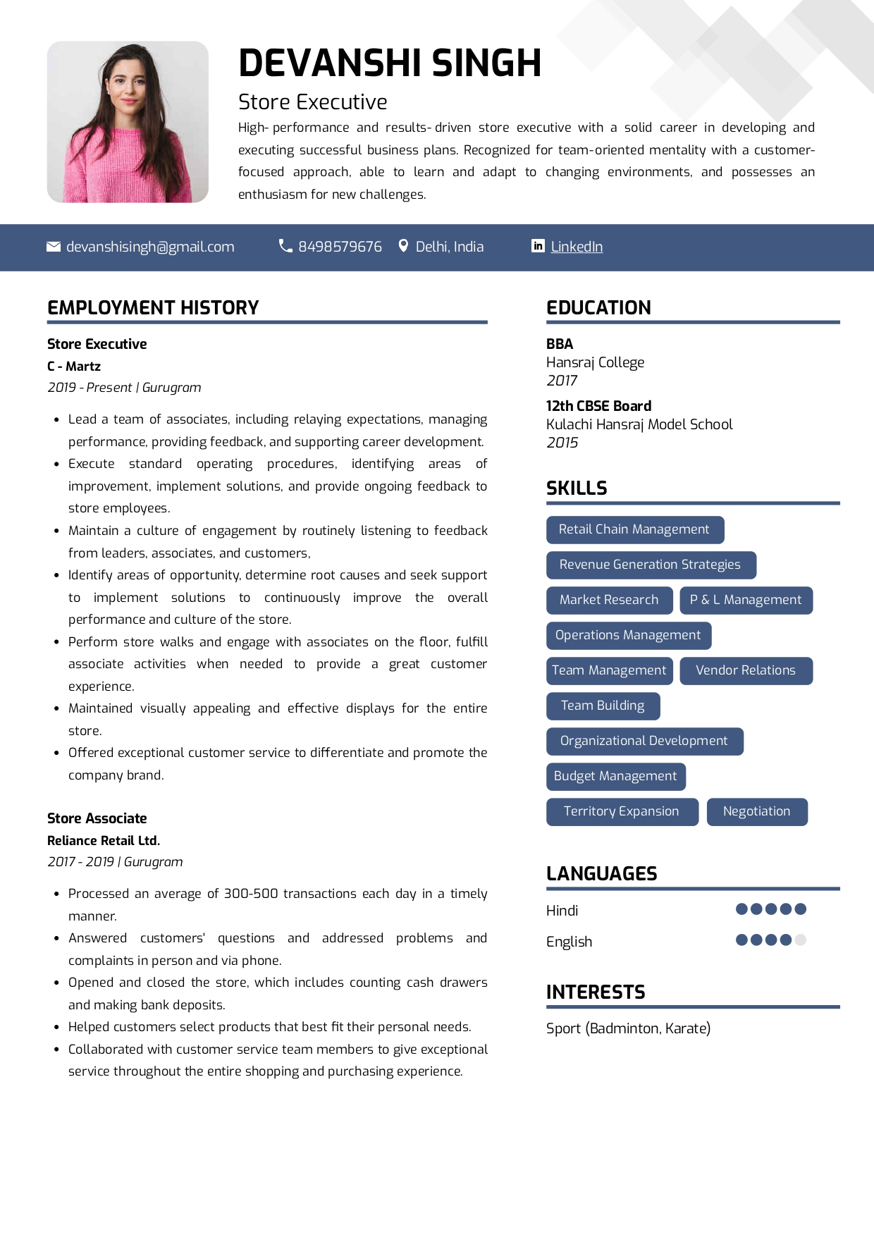 sample-resume-of-store-executive-with-template-writing-guide-resumod-co