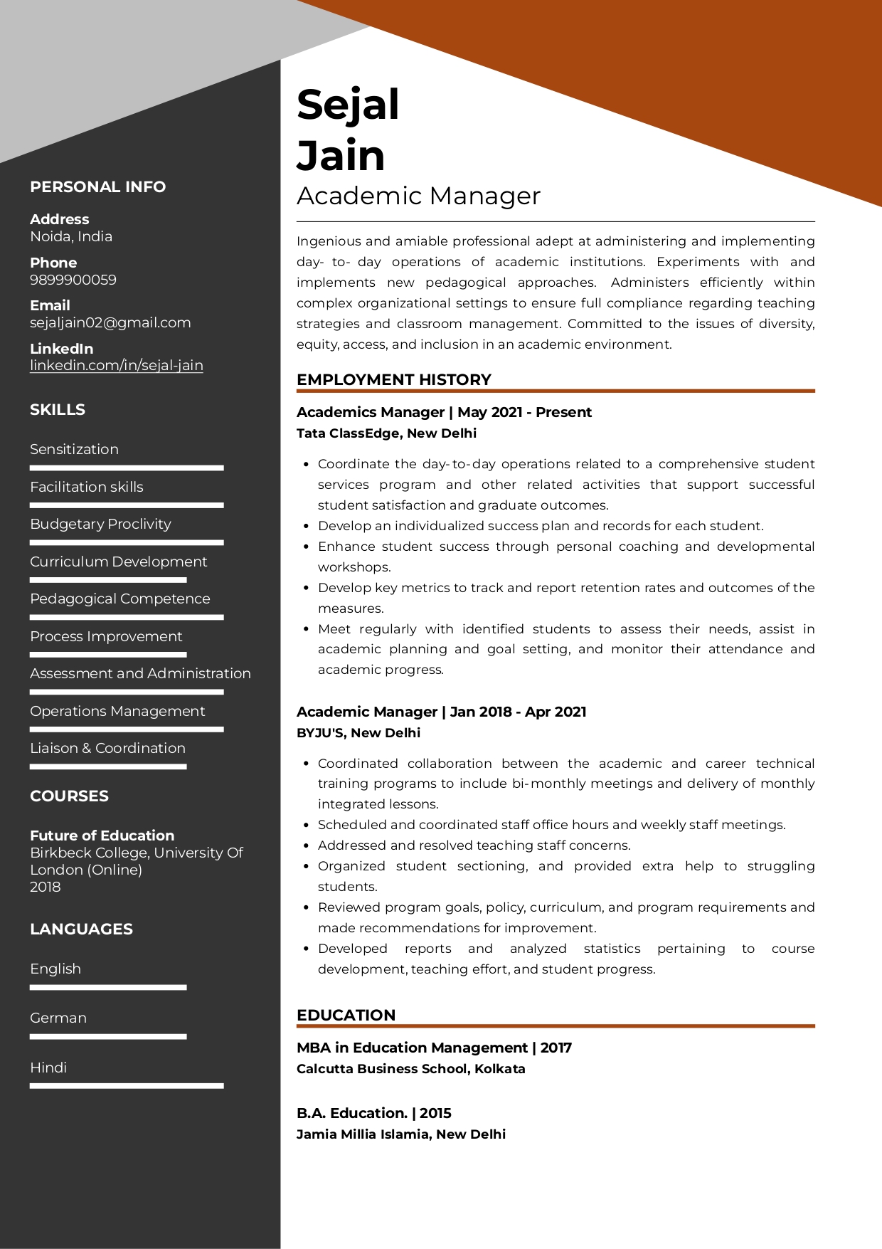 sample-resume-of-academic-manager-with-template-writing-guide